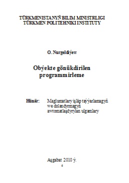 Obýekte gönükdirilen programmirleme